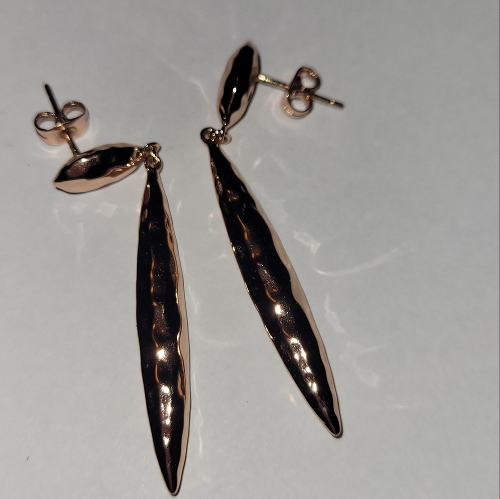 Gorjana rose gold earrings